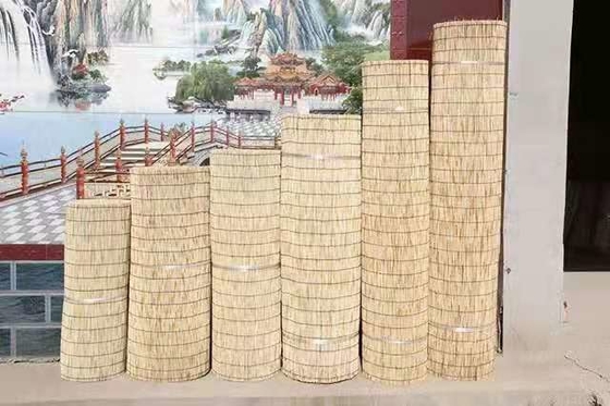 ECO Friendly Decoration Panels Privacy Carbonized Natural Reed Outdoor Garden Fencing