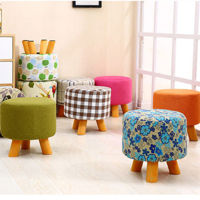 High Quality Modern Style Wooden Stools Cute Animal Shape Small Chair Solid Wood Household Fashion Shoe Stools