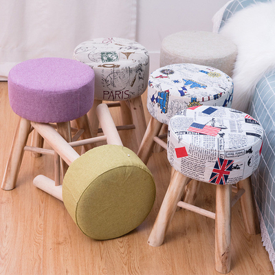 High Quality Modern Style Wooden Stools Cute Animal Shape Small Chair Solid Wood Household Fashion Shoe Stools