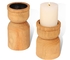 Wooden Candle Holder Craft Decor Statue Cute Handmade Wooden Figurines Carving Wooden Decoration Orname