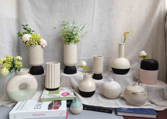 Factory Direct Supply Classic Handmade Pottery Clay Flower Pot Porcelain Ceramic Statued Vase For Home Decor