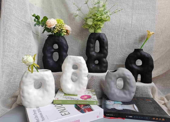 Factory Direct Supply Classic Handmade Pottery Clay Flower Pot Porcelain Ceramic Statued Vase For Home Decor