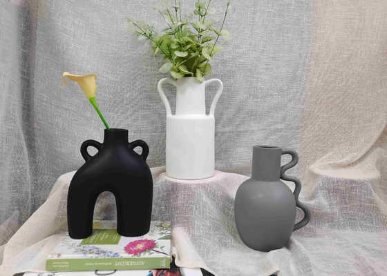 Factory Direct Supply Classic Handmade Pottery Clay Flower Pot Porcelain Ceramic Statued Vase For Home Decor