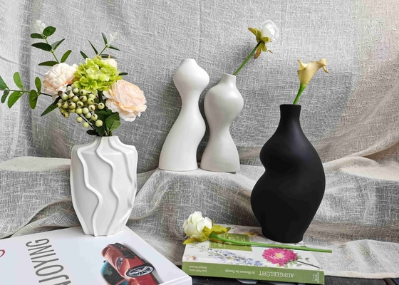 Factory Direct Supply Classic Handmade Pottery Clay Flower Pot Porcelain Ceramic Statued Vase For Home Decor