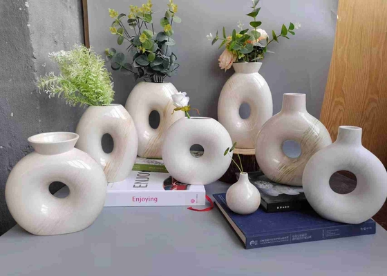 Factory Direct Supply Classic Handmade Pottery Clay Flower Pot Porcelain Ceramic Statued Vase For Home Decor