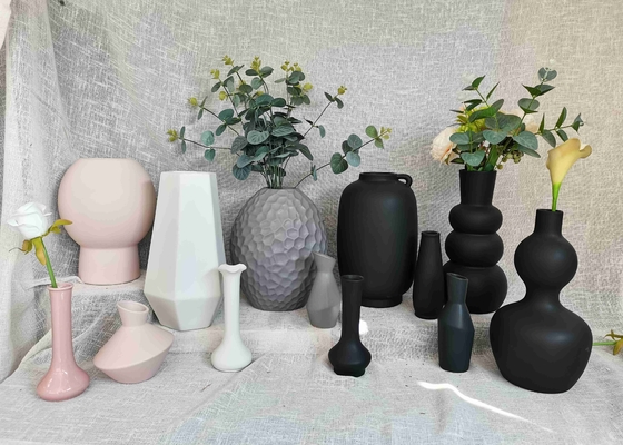 Factory Direct Supply Classic Handmade Pottery Clay Flower Pot Porcelain Ceramic Statued Vase For Home Decor