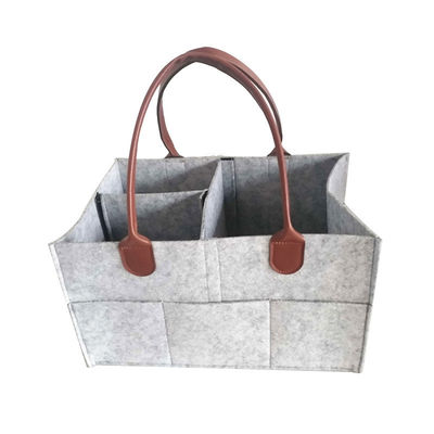 Factory Direct Supply Fashion Wool Felt Bast Storage Bin