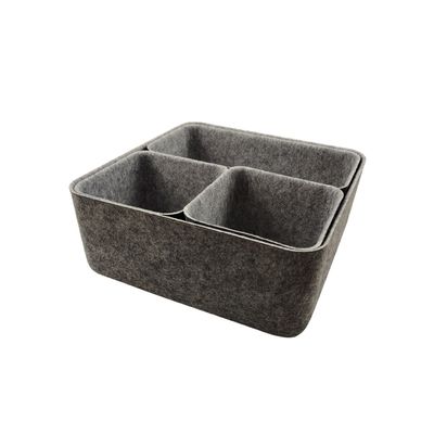 Factory Direct Supply Fashion Wool Felt Bast Storage Bin