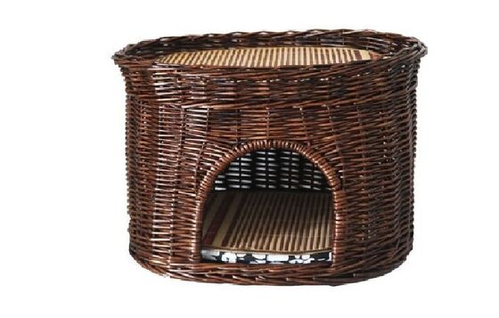 Comfortable Dog Bed for Multiple Dogs Indoor cat Bed House Pad Willow wicker