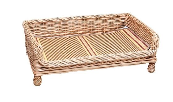 Comfortable Dog Bed for Multiple Dogs Indoor cat Bed House Pad Willow wicker