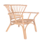 Luxury Cane Modern Chair Adjustable Wooden Wicker Rattan Bar Chairs Outdoor Garden Sofa Chair
