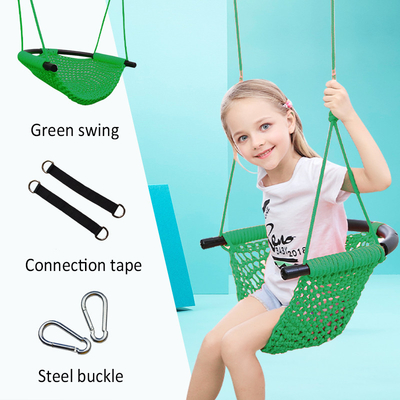 High Quality Polyester Hand-Woven Polyester Kids Outdoor Swing Children'S Swing Toy Garden Furniture