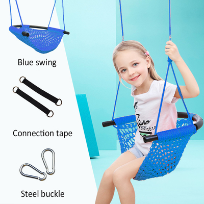 High Quality Polyester Hand-Woven Polyester Kids Outdoor Swing Children'S Swing Toy Garden Furniture