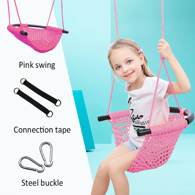 High Quality Polyester Hand-Woven Polyester Kids Outdoor Swing Children'S Swing Toy Garden Furniture