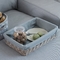 Hand Woven Decoration Organizer Rattan Willow Wicker Cutlery Fruit Storage Tray Home Decoractions Win Boxes basket