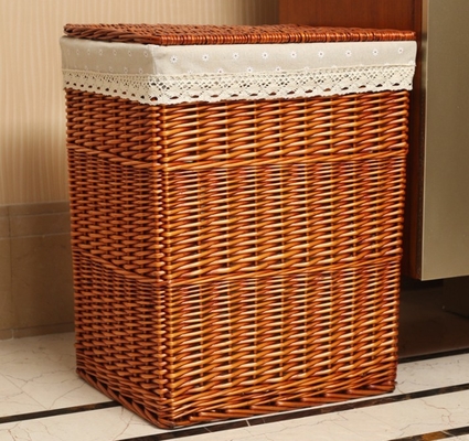 Rattan Wicker Willow Baby Toys Dirty Clothes Storage Laundry Basket ECO Friendly Fashion Baskets Decorations Furniture