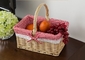 Handmade Natural Willow Wicker Picnic Basket Cheap Lunch Bags Hot sale products Outdoor Lunch Basket