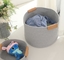 OEM Home Center Decoration Easter Woven Big Blue Cotton Rope Baby Storage Organizer Empty Toys Gifts Clothes Laundry Bas