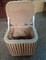 Natural Straw Household Storage Stool Grass Bamboo Woven Ottoman Box Eco-Friendly Hand-Woven Grass Rattan Stools