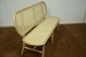 Luxury Cane Modern Bench Wooden Wicker Rattan Benches Outdoor Garden Sofa Chair