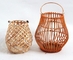 Hot Sale Led Lantern Indoor And Outdoor Decoration Natural Handmade Rattan Weave Candle Holder