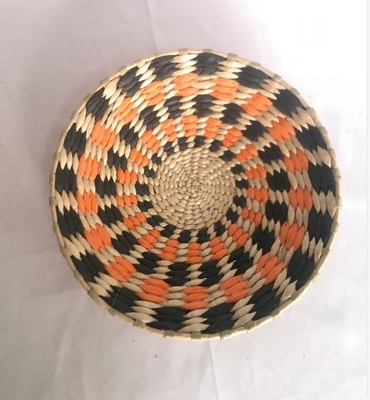 2021 new design High quality Wholesale seagrass wicker wall baskets wall plates hanging decor items