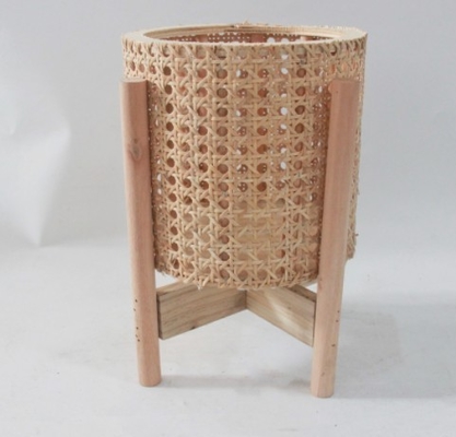 Best Home Decor Popular Rattan Plant Stand, Planter Holder Wholesale Natural Seagrass Vase Handicraft Wicker Flower Pot