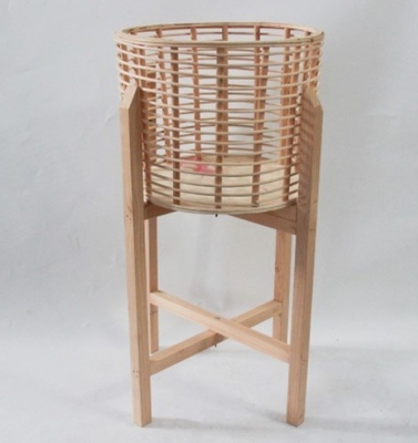 Best Home Decor Popular Rattan Plant Stand, Planter Holder Wholesale Natural Seagrass Vase Handicraft Wicker Flower Pot