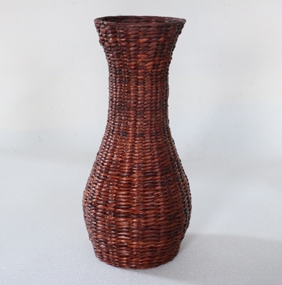 Best Home Decor Popular Rattan Plant Stand, Planter Holder Wholesale Natural Seagrass Vase Handicraft Wicker Flower Pot