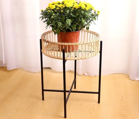 Best Home Decor Popular Rattan Plant Stand, Planter Holder Wholesale Natural Seagrass Vase Handicraft Wicker Flower Pot