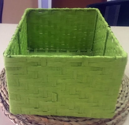 Hot sale eco-friendly waterhyacinth handmade woven water hyacinth cabinet straw storage basket hamper