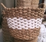 Seagrass Basket Storage Weaving Straw Seaweed Water Hyacinth Bag Fruits Baskets Organizer ECO Friendly