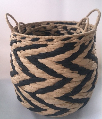 Seagrass Basket Storage Weaving Straw Seaweed Water Hyacinth Bag Fruits Baskets Organizer ECO Friendly