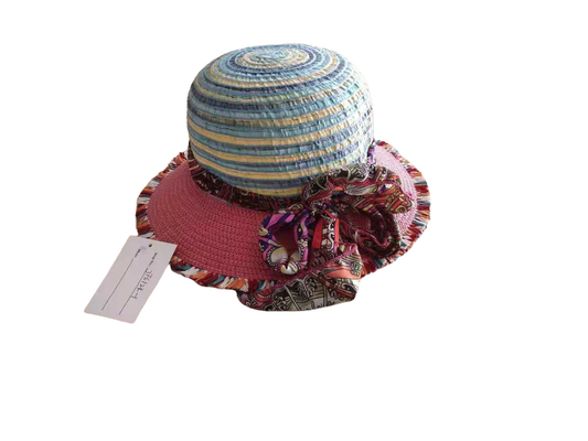 Customize Wholesale Summer Wide Brim Sun Hat Natural Straw Hats Custom Beach Straw Hat