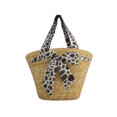 ECO Friendly Fashion Summer Tote Handbag Bohemian Handmade Bali Bags Straw Beach Bag Cotton Canvas Shopping Bags