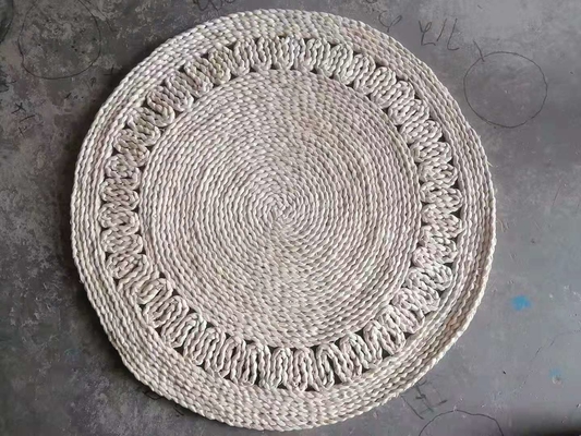 Hot Sale Eco- friendly Handmade Natural Water Hyacinth Woven Table Placemat Seagrass Rattan Straw Placemats