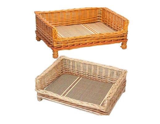 Comfortable Dog Bed for Multiple Dogs Indoor cat Bed House Pad Willow wicker