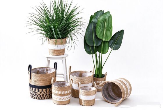 Decorative Custom Woven Cotton Rope Laundry Toys Candy Storage Fabric Container Wholesale Spa Gift Baskets Organizer