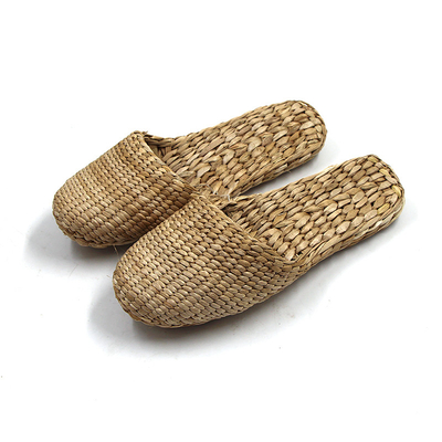 Fashion Unisex Home Women's and Men's Straw Slippers Style Flat Sandals Flip-flops Slippers Handmade New Couple